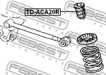 Амортизатор FEBEST TD-ACA20R - Фото 1