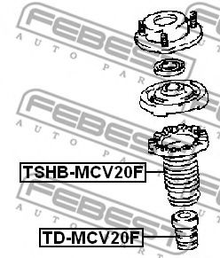 Амортизатор FEBEST TD-MCV20F - Фото 1