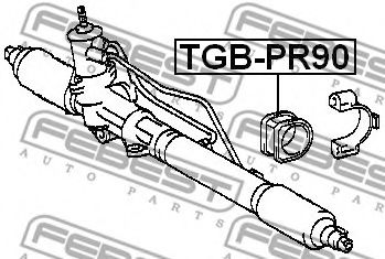 Сайлентблок рулевого механизма FEBEST TGB-PR90 - Фото 1