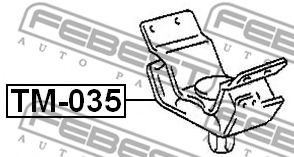 Подушка двигателя FEBEST TM-035 - Фото 1