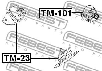 Подушка двигуна FEBEST TM-23 - Фото 1