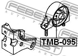 Подушка двигателя FEBEST TMB-095 - Фото 1