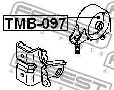 Подушка двигателя FEBEST TMB-097 - Фото 1