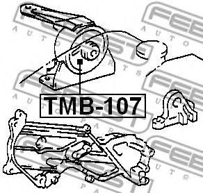 Подушка двигателя FEBEST TMB-107 - Фото 1