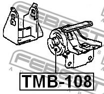 Подушка двигателя FEBEST TMB-108 - Фото 1