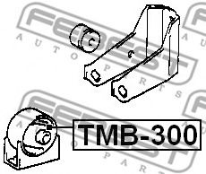 Подушка двигателя FEBEST TMB-300 - Фото 1