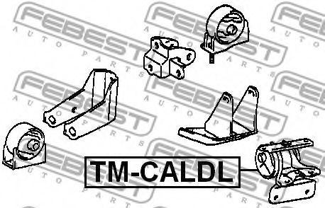 Подушка двигателя FEBEST TM-CALDL - Фото 1