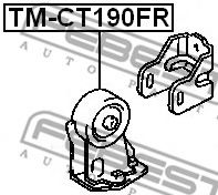 Подушка двигателя FEBEST TM-CT190FR - Фото 1