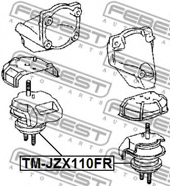 Подушка двигателя FEBEST TM-JZX110FR - Фото 1