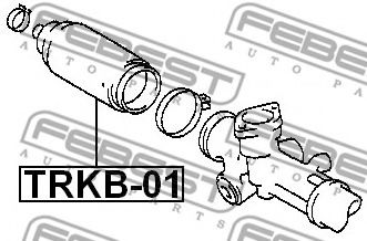 Пыльник рулевой рейки FEBEST TRKB-01 - Фото 1