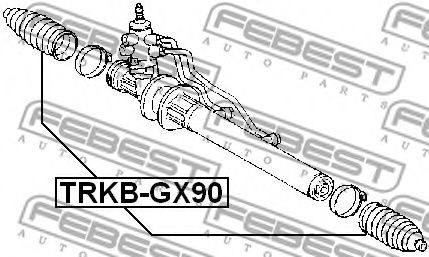 Пыльник рулевой рейки FEBEST TRKB-GX90 - Фото 1