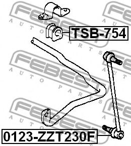 Опора, стабілізатор FEBEST TSB-754 - Фото 1