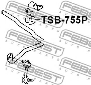 Опора, стабилизатор FEBEST TSB-755P - Фото 1