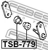 Втулка, листова ресора FEBEST TSB-779 - Фото 1