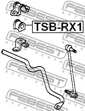 Опора, стабилизатор FEBEST TSB-RX1 - Фото 1