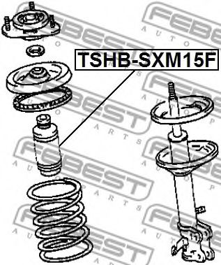 Пыльник амортизатора FEBEST TSHB-SXM15F - Фото 2