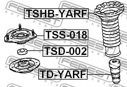 Опора амортизатора FEBEST TSS-018 - Фото 1