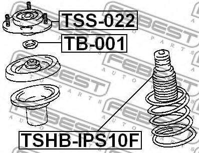 Опора амортизатора FEBEST TSS-022 - Фото 1