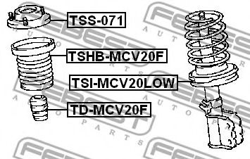 Опора амортизатора FEBEST TSS-071 - Фото 1
