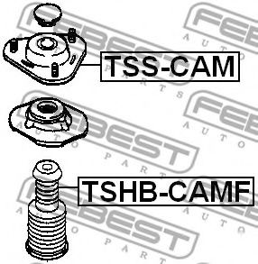 Опора амортизатора FEBEST TSS-CAM - Фото 1