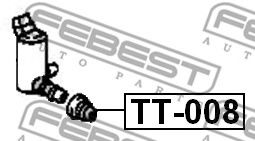Ремкомплект уплотнительного кольца FEBEST TT-008 - Фото 1