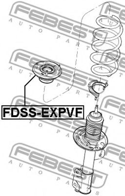 Опора амортизатора FEBEST FDSS-EXPVF - Фото 1