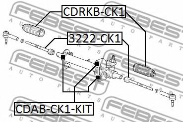 Рулевая тяга FEBEST 3222-CK1 - Фото 1