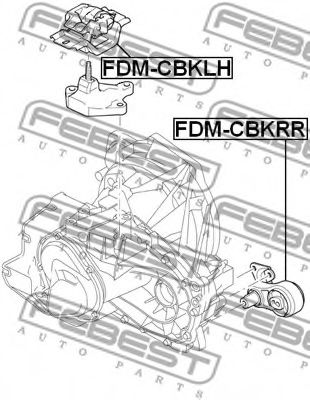 Подушка двигателя FEBEST FDM-CBKLH - Фото 1