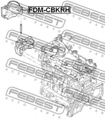 Подушка двигателя FEBEST FDM-CBKRH - Фото 1