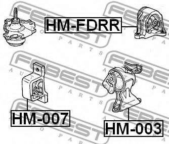 Подушка двигателя FEBEST HM-FDRR - Фото 1