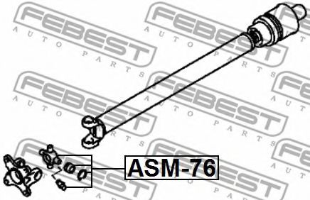 Карданный шарнир FEBEST ASM-76 - Фото 1