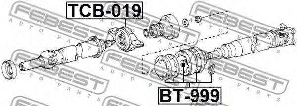 Пыльник ШРУСА FEBEST BT-999 - Фото 1