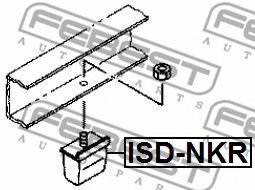 Ресора FEBEST ISD-NKR - Фото 1