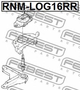 Подушки КПП FEBEST RNM-LOG16RR - Фото 1