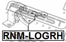 Подушка двигателя FEBEST RNM-LOGRH - Фото 1