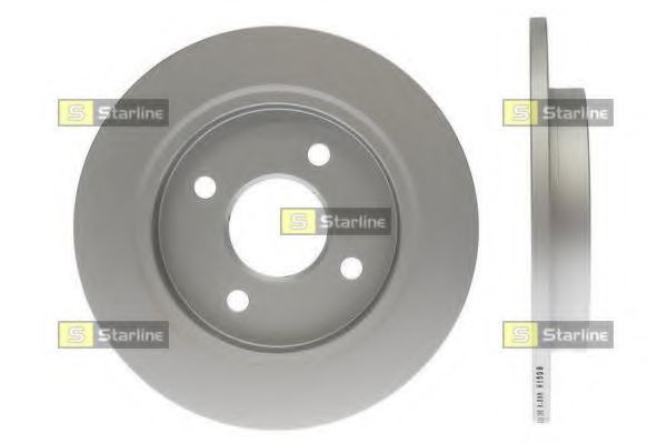 Тормозной диск STARLINE PB 1276C - Фото 1