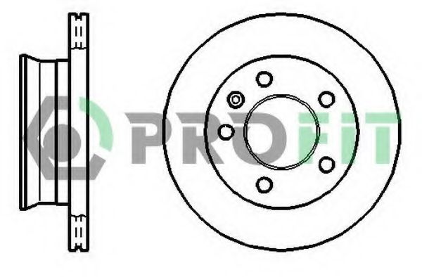 Тормозной диск PROFIT 5010-1013 - Фото 1