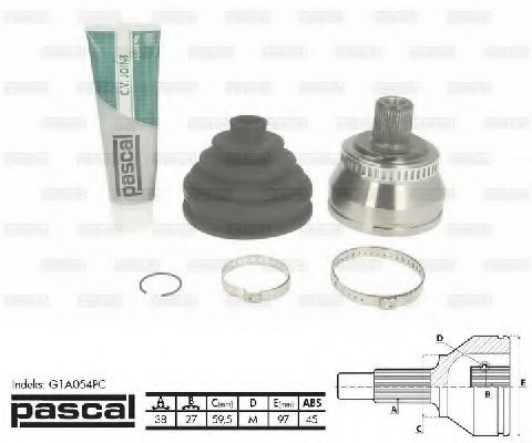 Комплект ШРКШ PASCAL G1A054PC - Фото 1