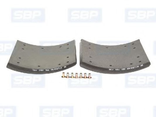 Тормозные колодки SBP 07-L19036-N00 - Фото 1