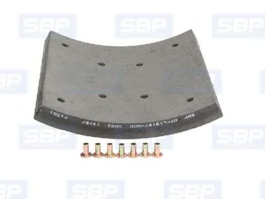 Тормозные колодки SBP 07-L19187-N00 - Фото 1