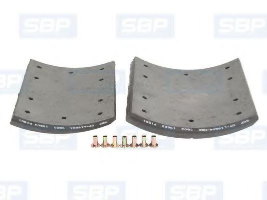Тормозные колодки SBP 07-L19604-N00 - Фото 1