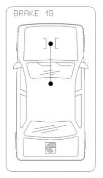 Трос ручника COFLE 10.5176 - Фото 1
