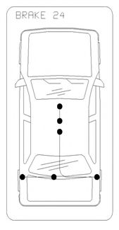 Трос ручника COFLE 491.12 - Фото 1