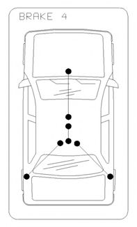 Трос ручника COFLE 10.9462 - Фото 1