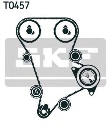 Комплект ремня ГРМ SKF VKMA 94509-2 - Фото 1