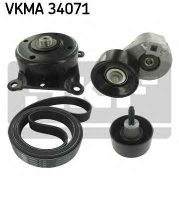 Комплект поліклинового ременя SKF VKMA 34071