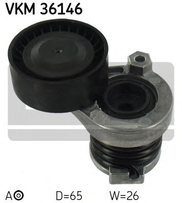 Натяжной ролик поликлинового ремня SKF VKM 36146 - Фото 1