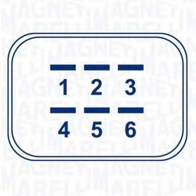 Стеклоподъемник MAGNETI MARELLI 350103131600 - Фото 1