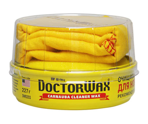 Полироль-защита с воском "Карнауба" для новых покрытий Doctor Wax 227г