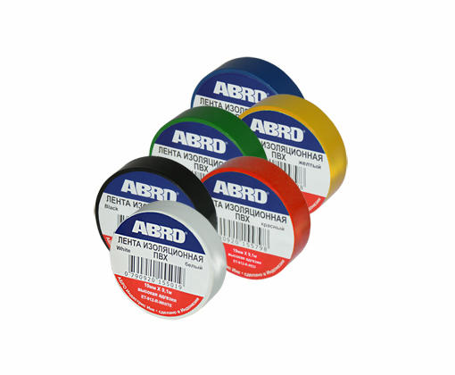 Изолента белая ABRO ET-912 W